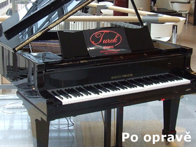 Klavír po generální opravě